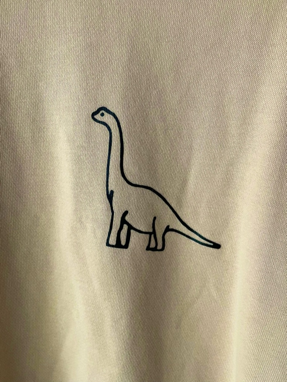 ROSEPARK TAN DINOSAUR WOMEN’S CREWNECK SWEATSHIRT - SIZE L! - Picture 3 of 4